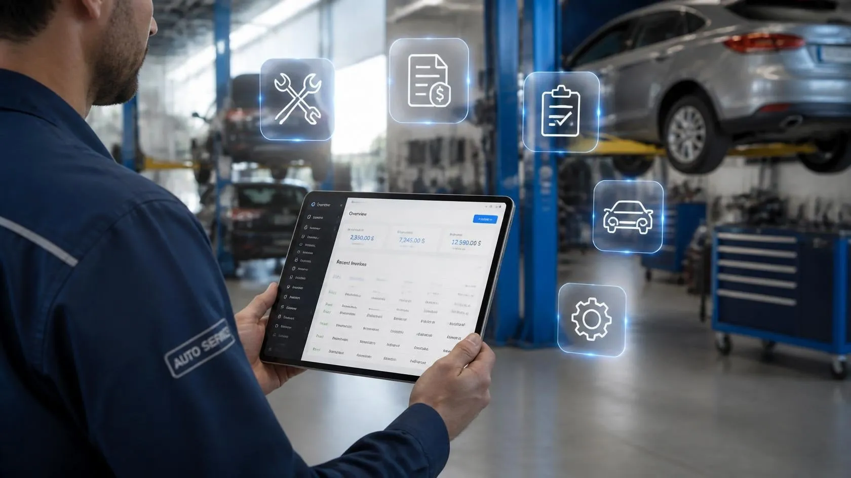 Sistema ERP para oficina mecânica